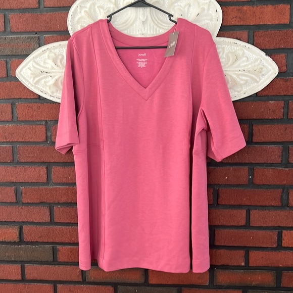 Pink V-neck - Picture 1 of 3
